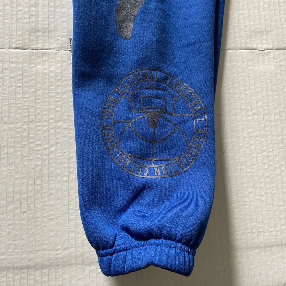 NBA Men's Jogger Basketball Pant Comfort Fit Sweatpants, Blue Size Medium - Picture 4 of 10